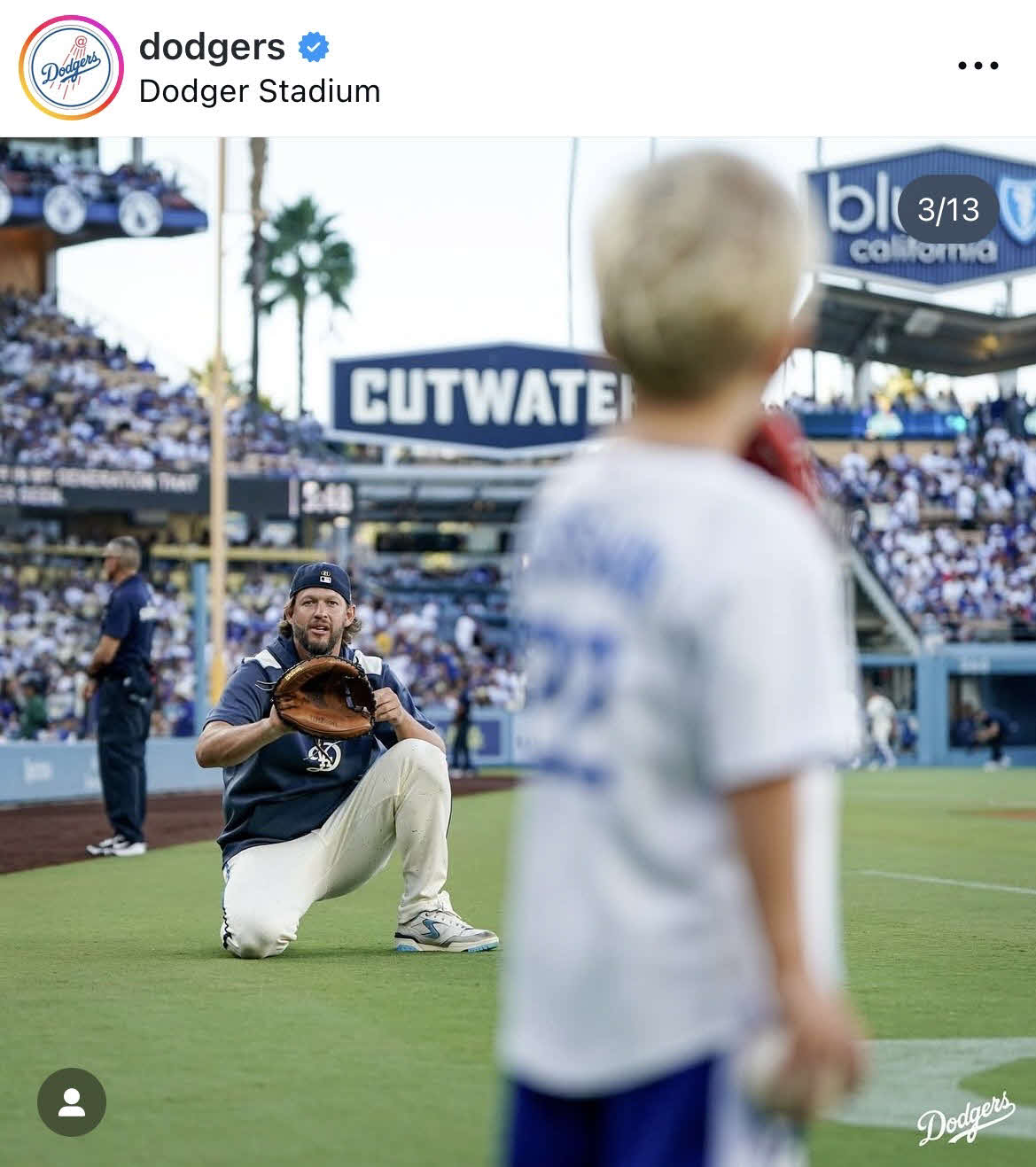 ドジャース公式インスタグラムから