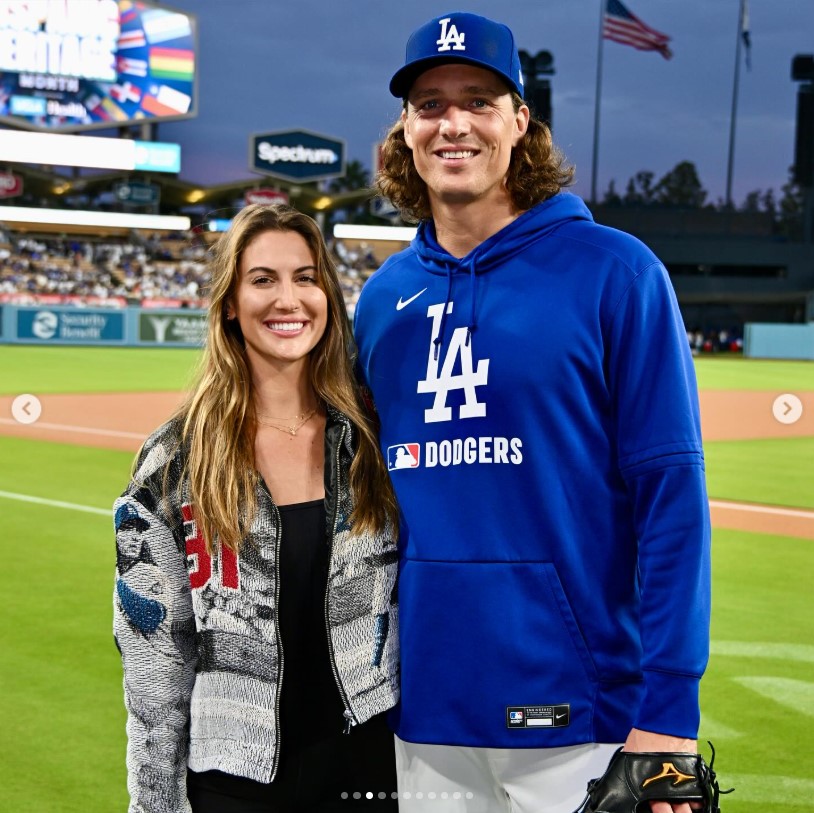 グラスノーの婚約者メーガンさんのインスタグラムから