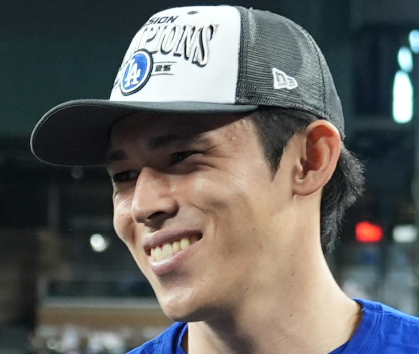 ドジャース佐々木（2025年9月撮影）