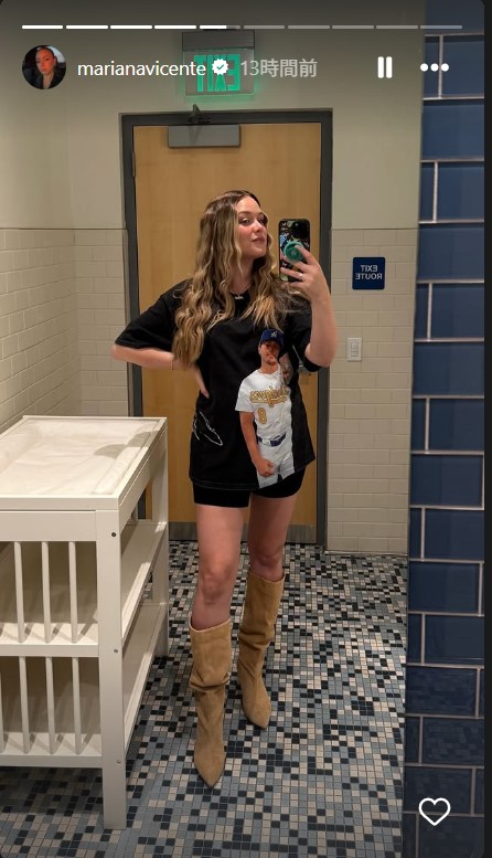 キケ・ヘルナンデスの妻マリアナ夫人のインスタグラムから