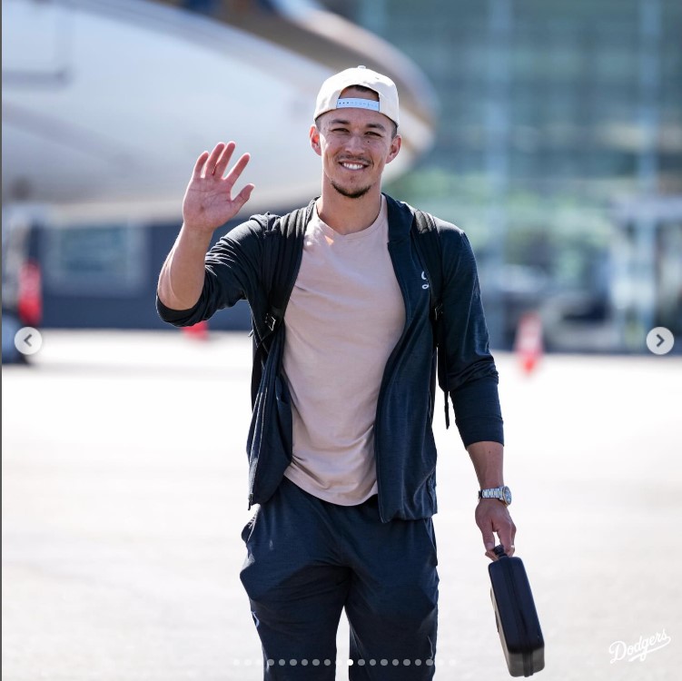 ドジャースの公式インスタグラムから