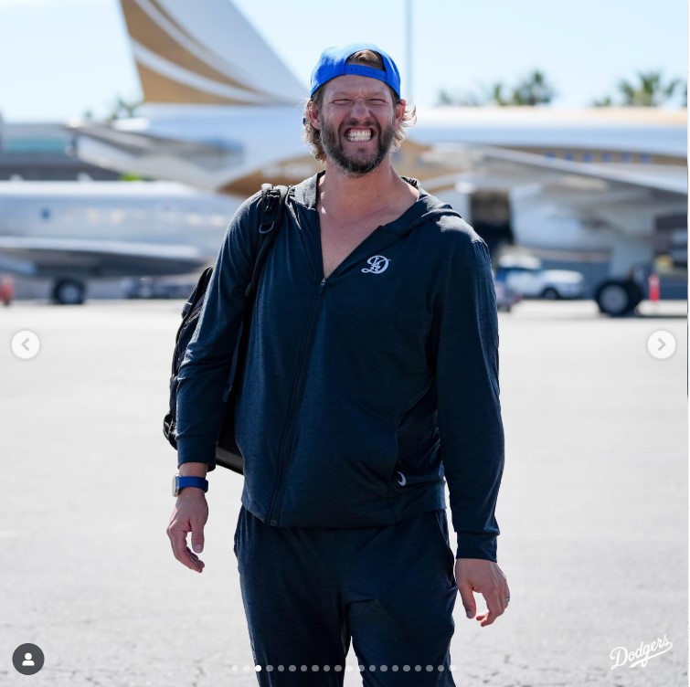 ドジャースの公式インスタグラムから