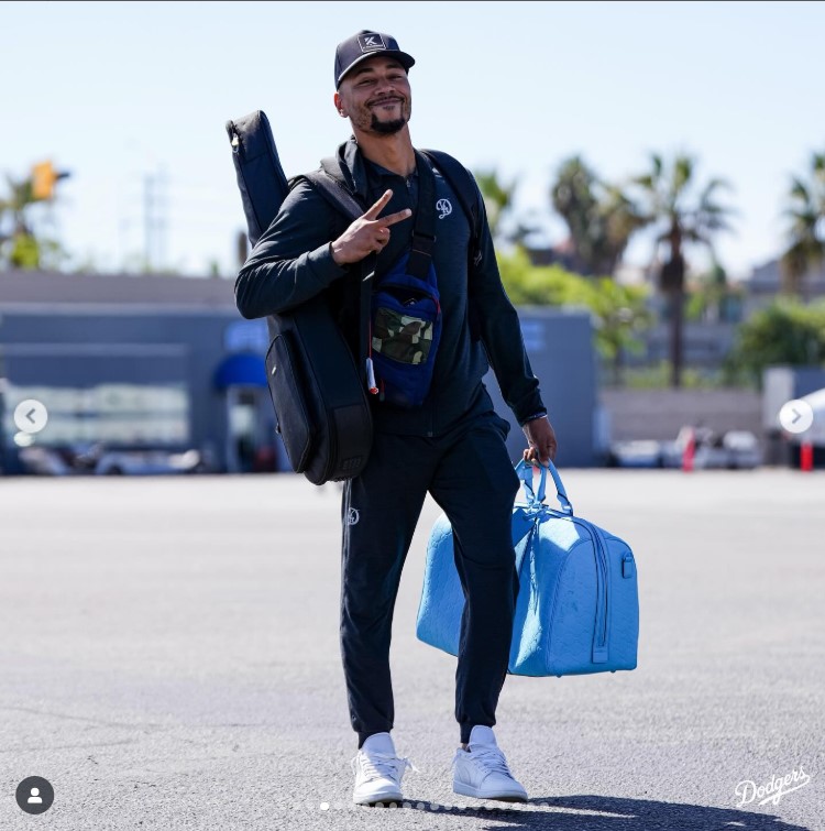 ドジャースの公式インスタグラムから