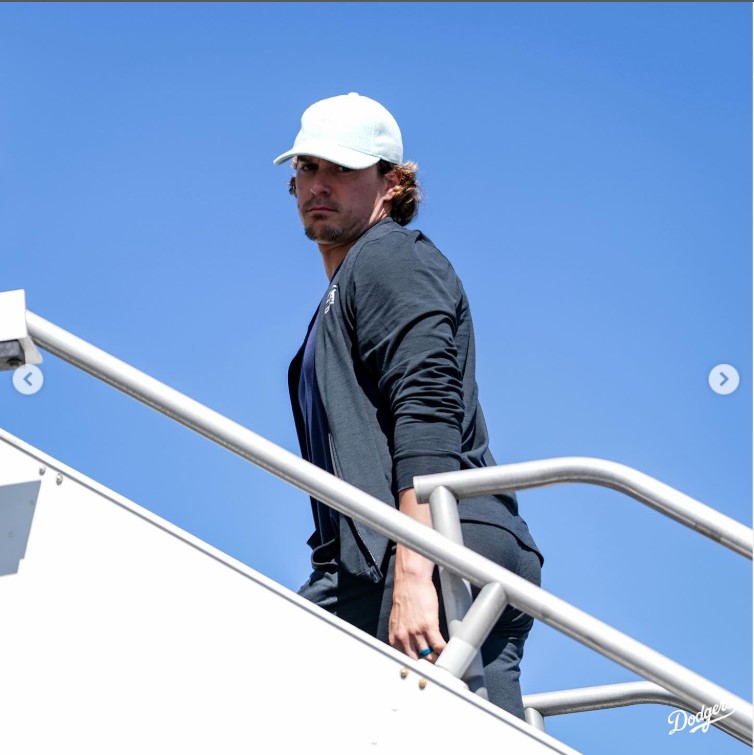 ドジャースの公式インスタグラムから