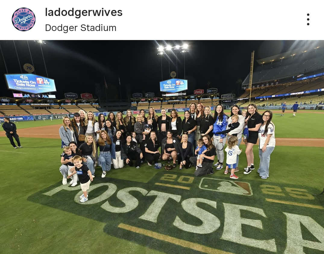 ドジャース夫人会のインスタグラムから