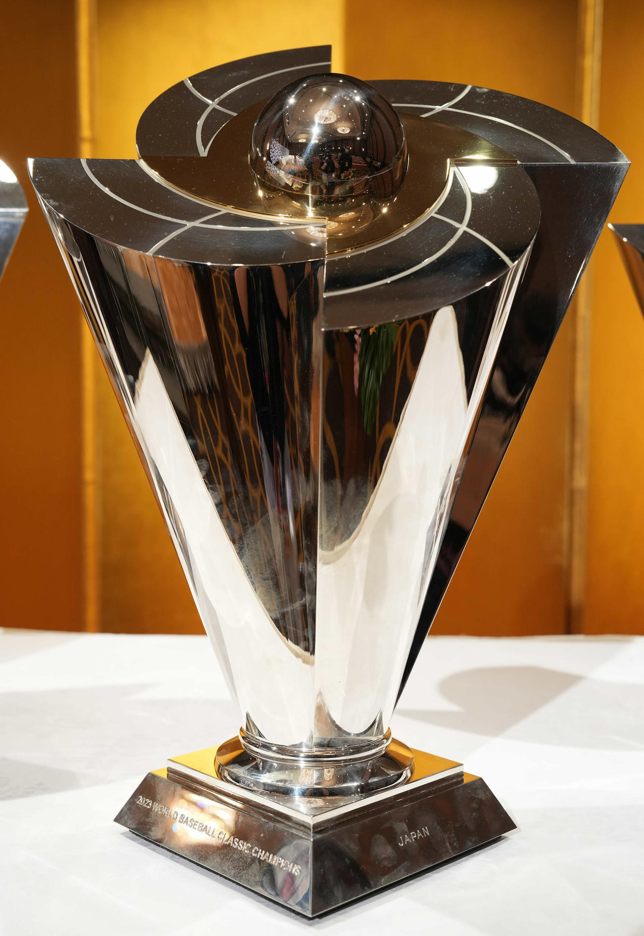WBC優勝トロフィー（2023年3月23日撮影）