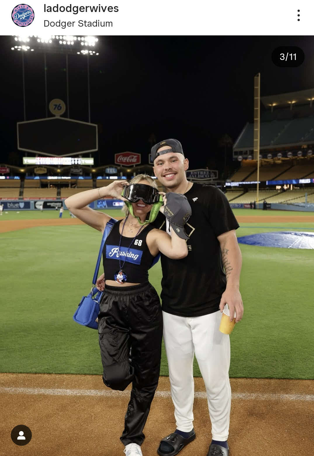 ドジャース夫人会のインスタグラムから