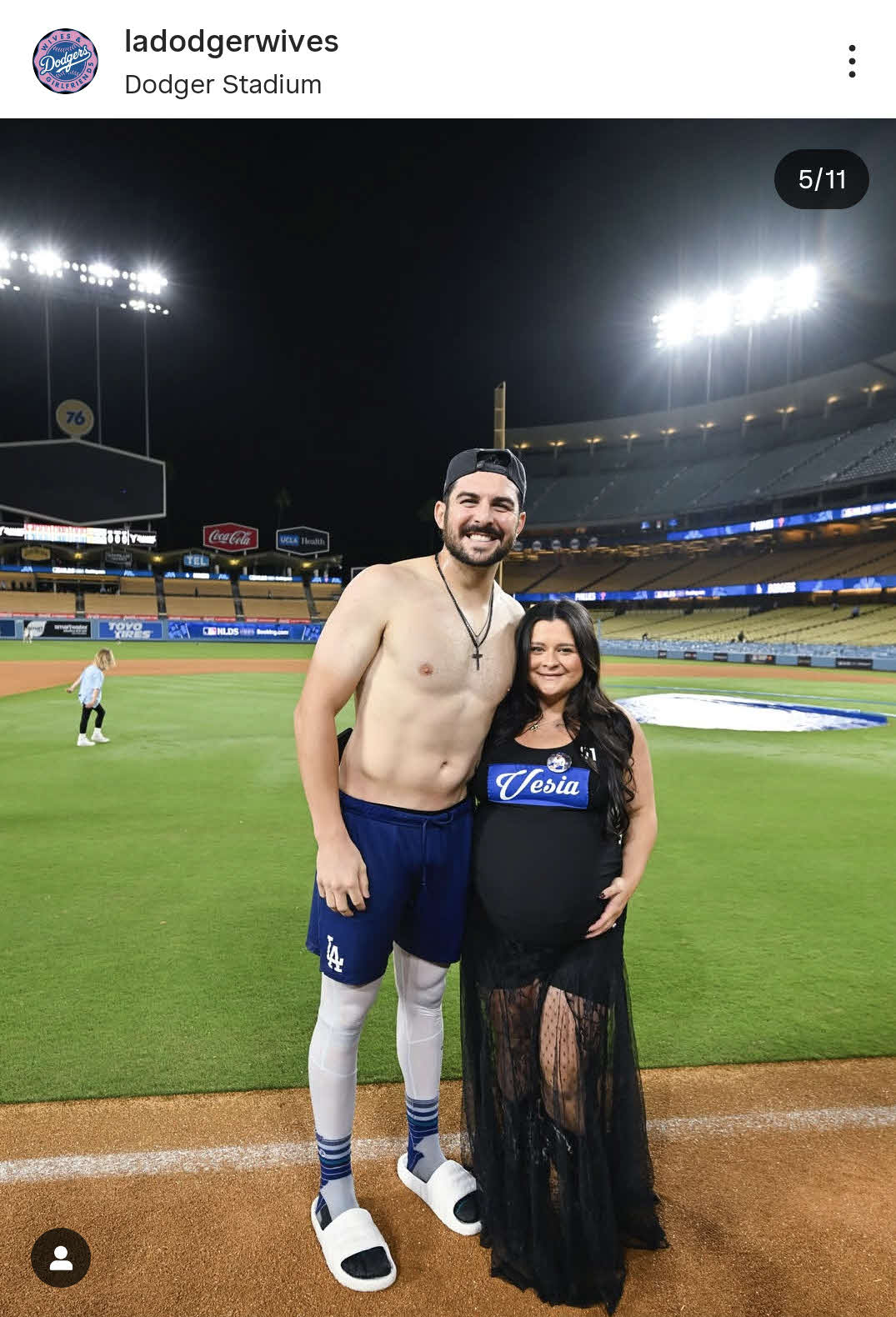ドジャース夫人会のインスタグラムから