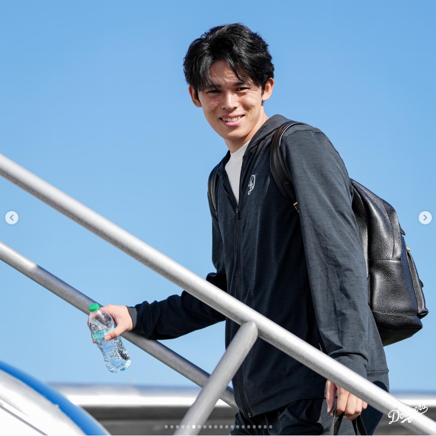 ドジャースのインスタグラムから