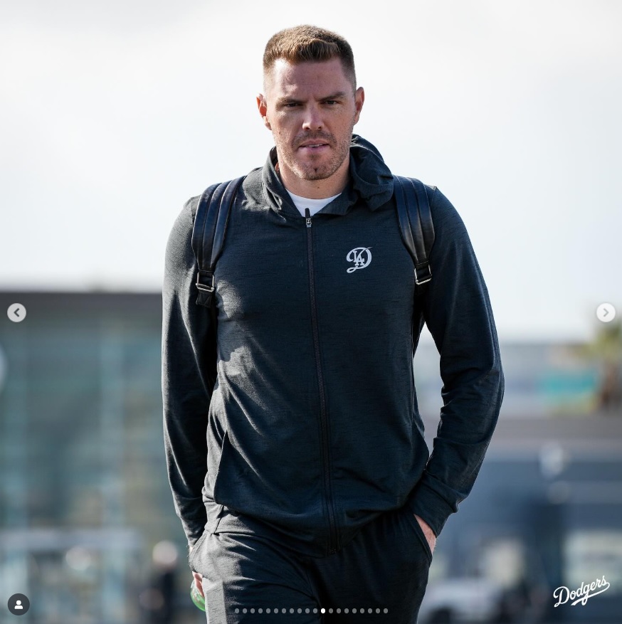 ドジャースのインスタグラムから
