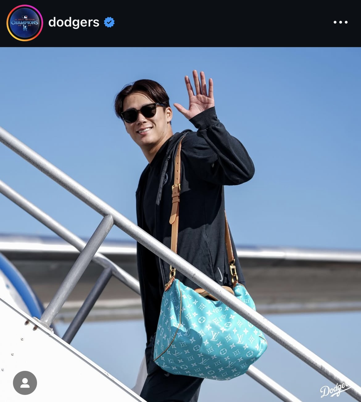 ドジャース公式インスタグラムから