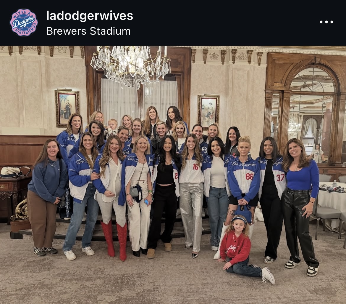 ドジャース夫人会のインスタグラムから
