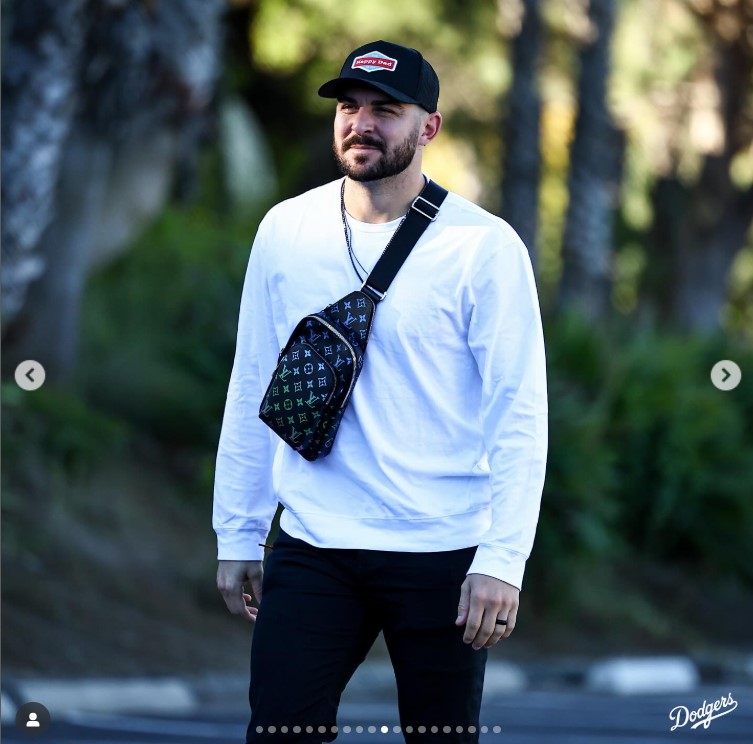 ドジャースの公式インスタグラムから