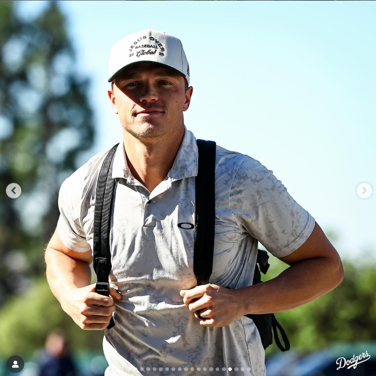 ドジャースの公式インスタグラムから