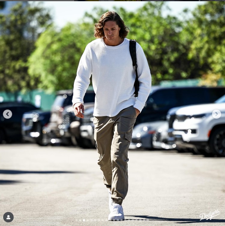 ドジャースの公式インスタグラムから