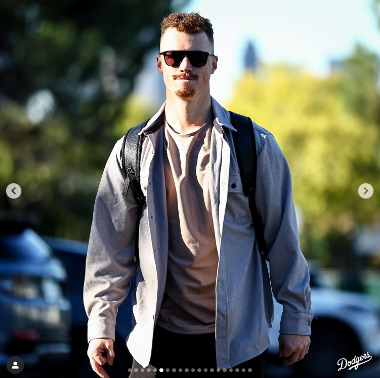 ドジャースの公式インスタグラムから