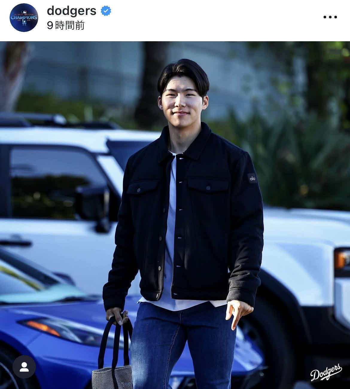ドジャース公式インスタグラムから