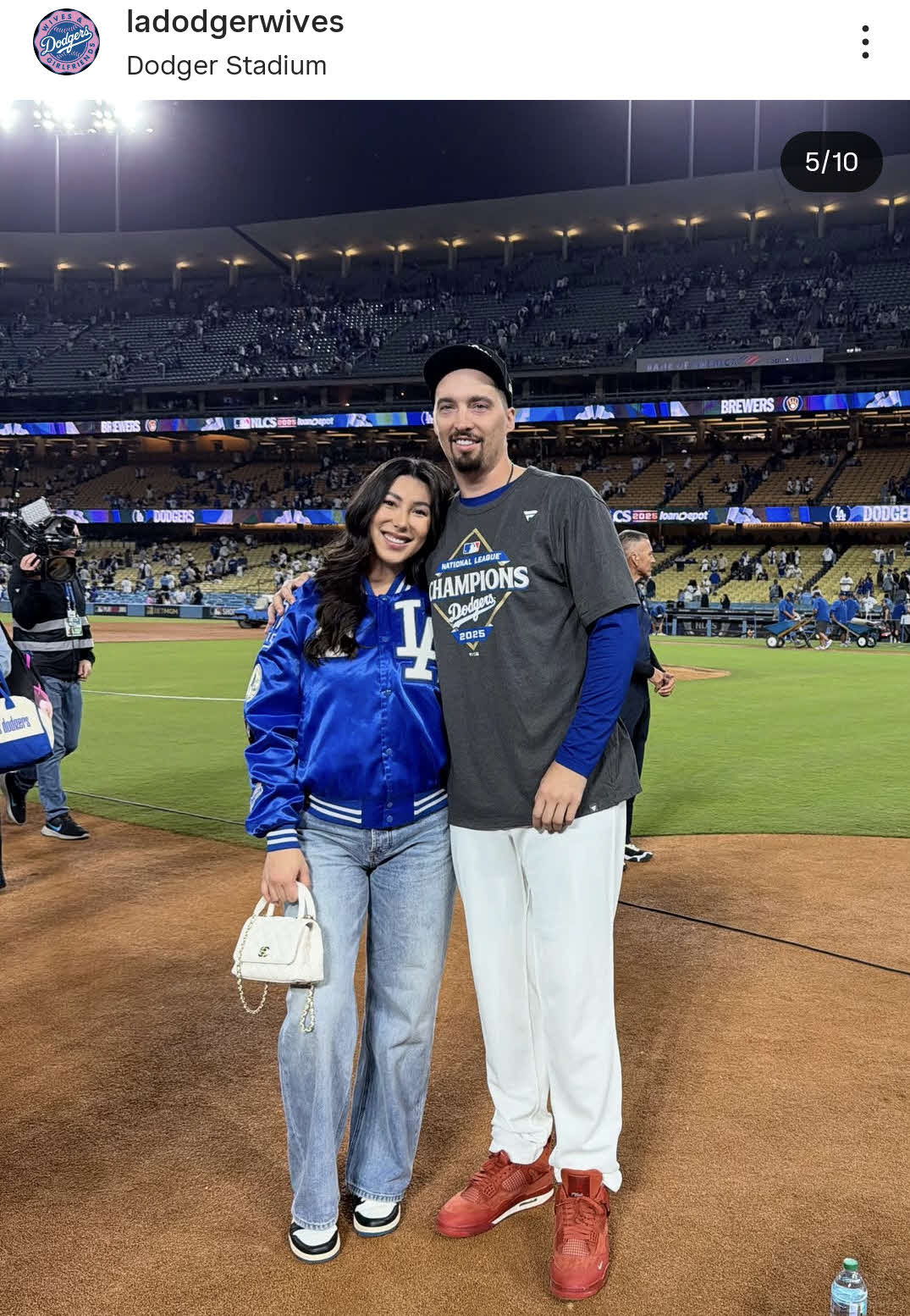 ドジャース夫人会のインスタグラムから