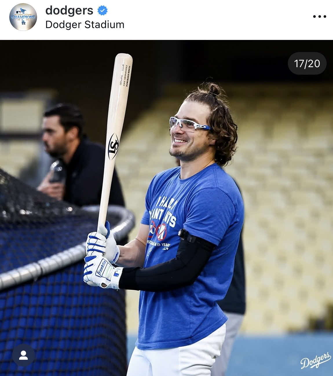 ドジャース公式インスタグラムから