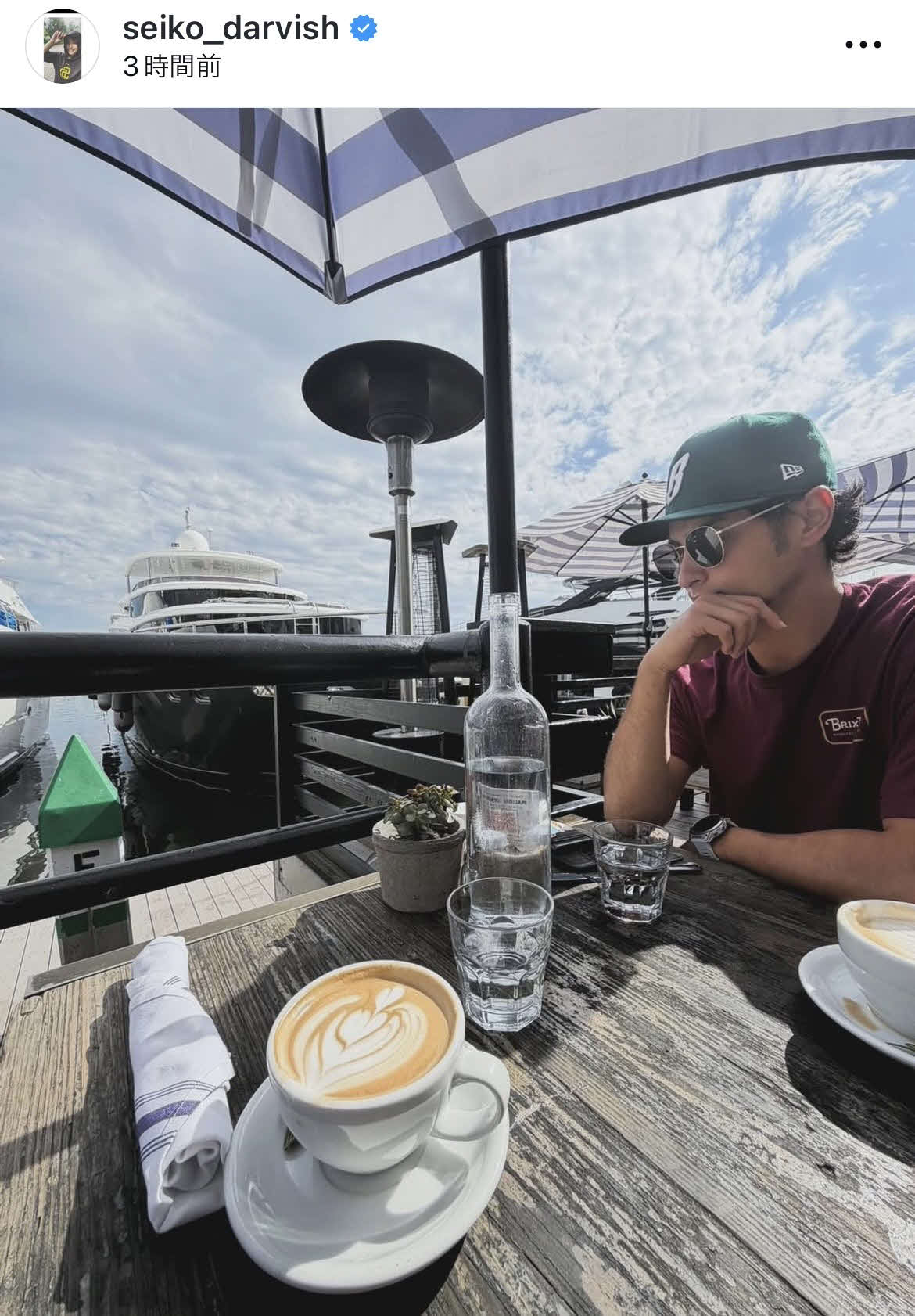 ダルビッシュの妻聖子さんのインスタグラムから