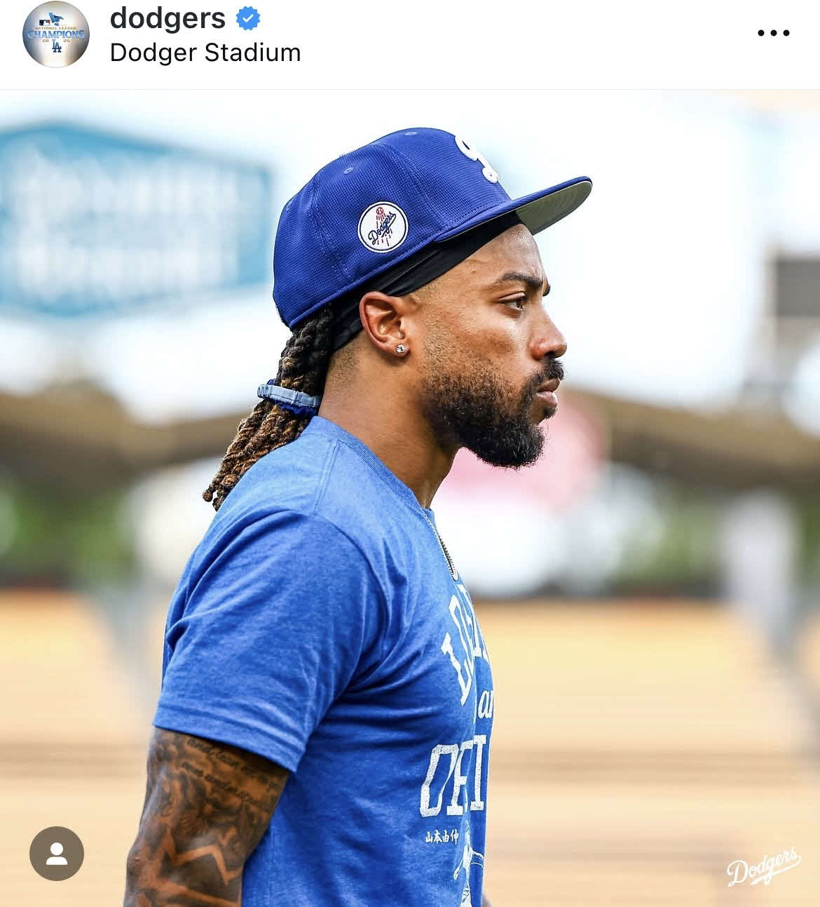 ドジャース公式インスタグラムから