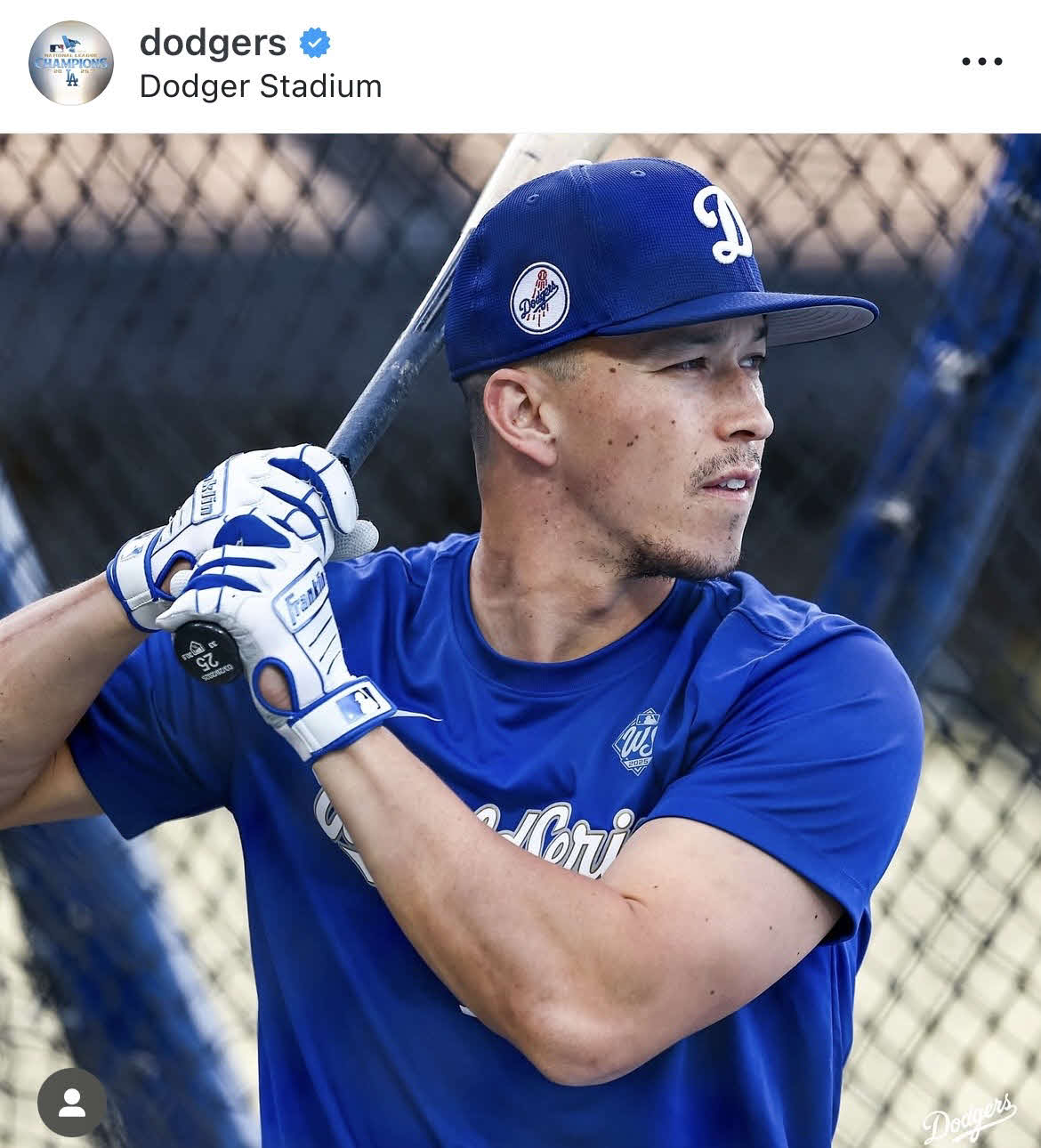 ドジャース公式インスタグラムから
