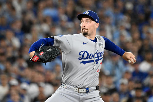 ドジャース先発の左腕スネル（ロイター）