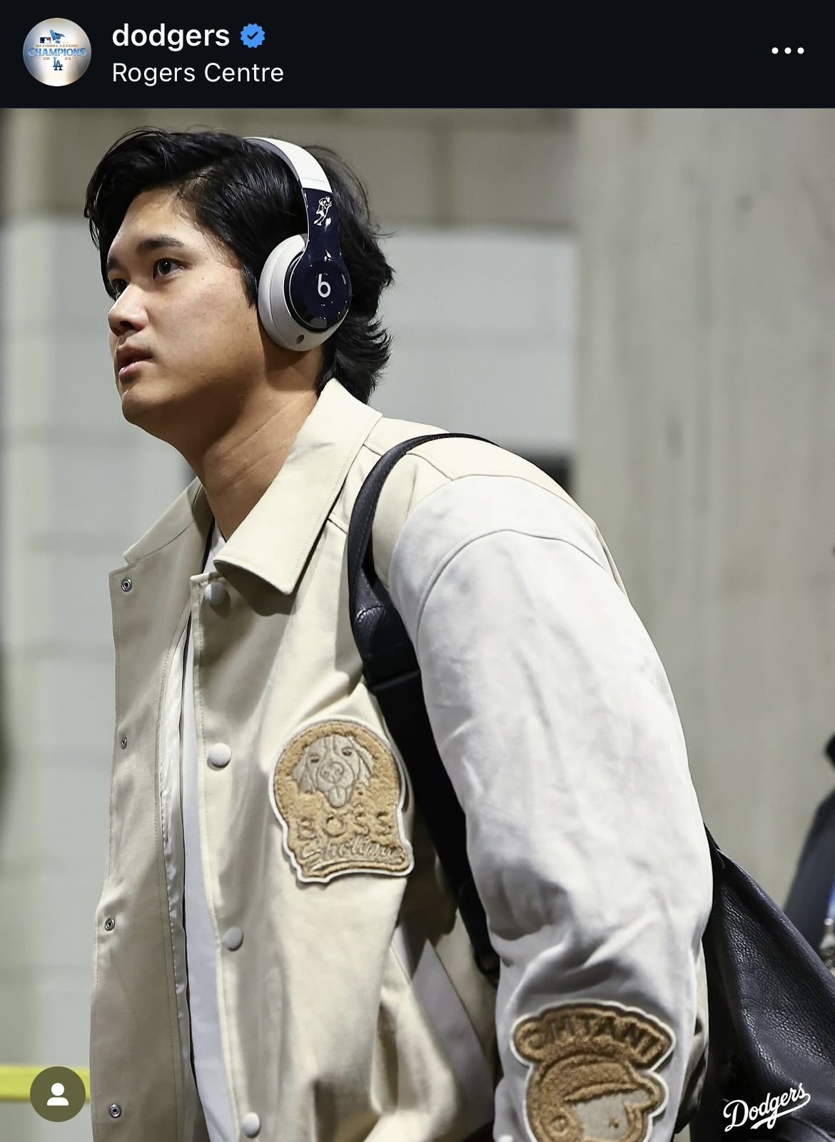 ドジャース公式インスタグラムから