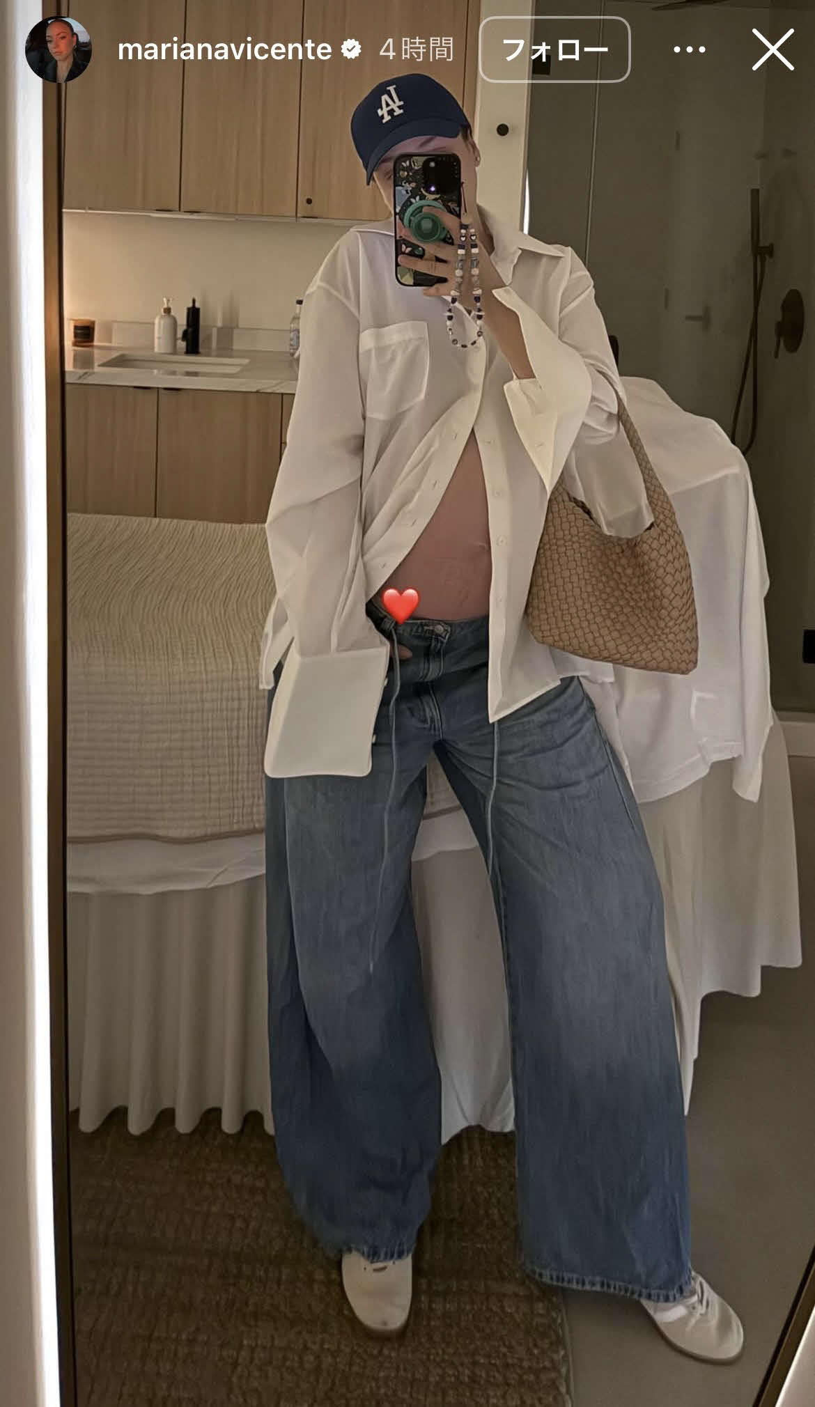 ドジャースのキケ・ヘルナンデスの妻マリアナ夫人のインスタグラムから