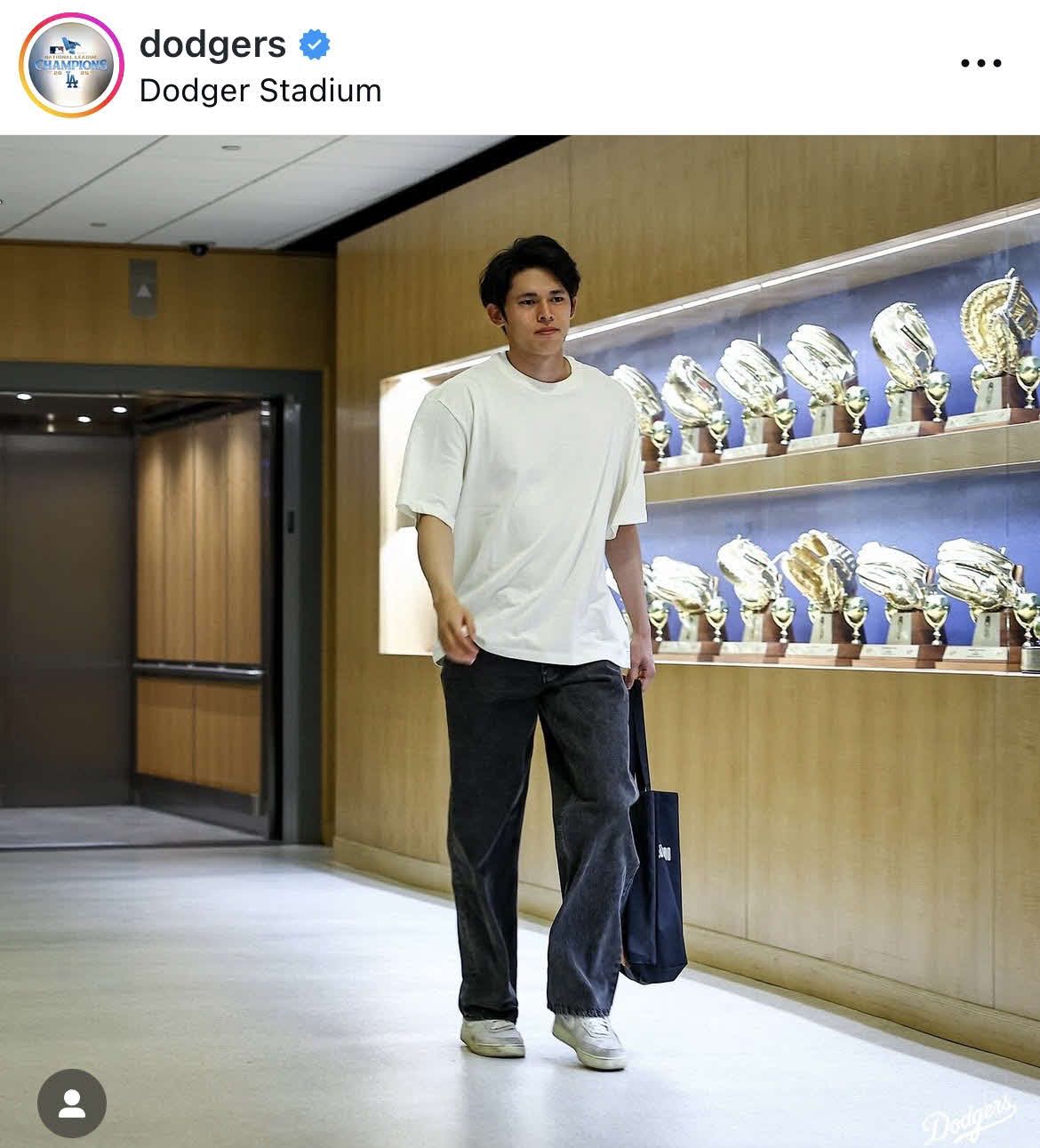 ドジャース公式インスタグラムから