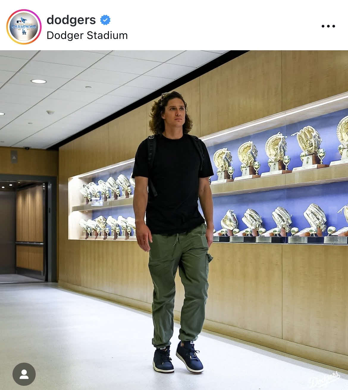 ドジャース公式インスタグラムから