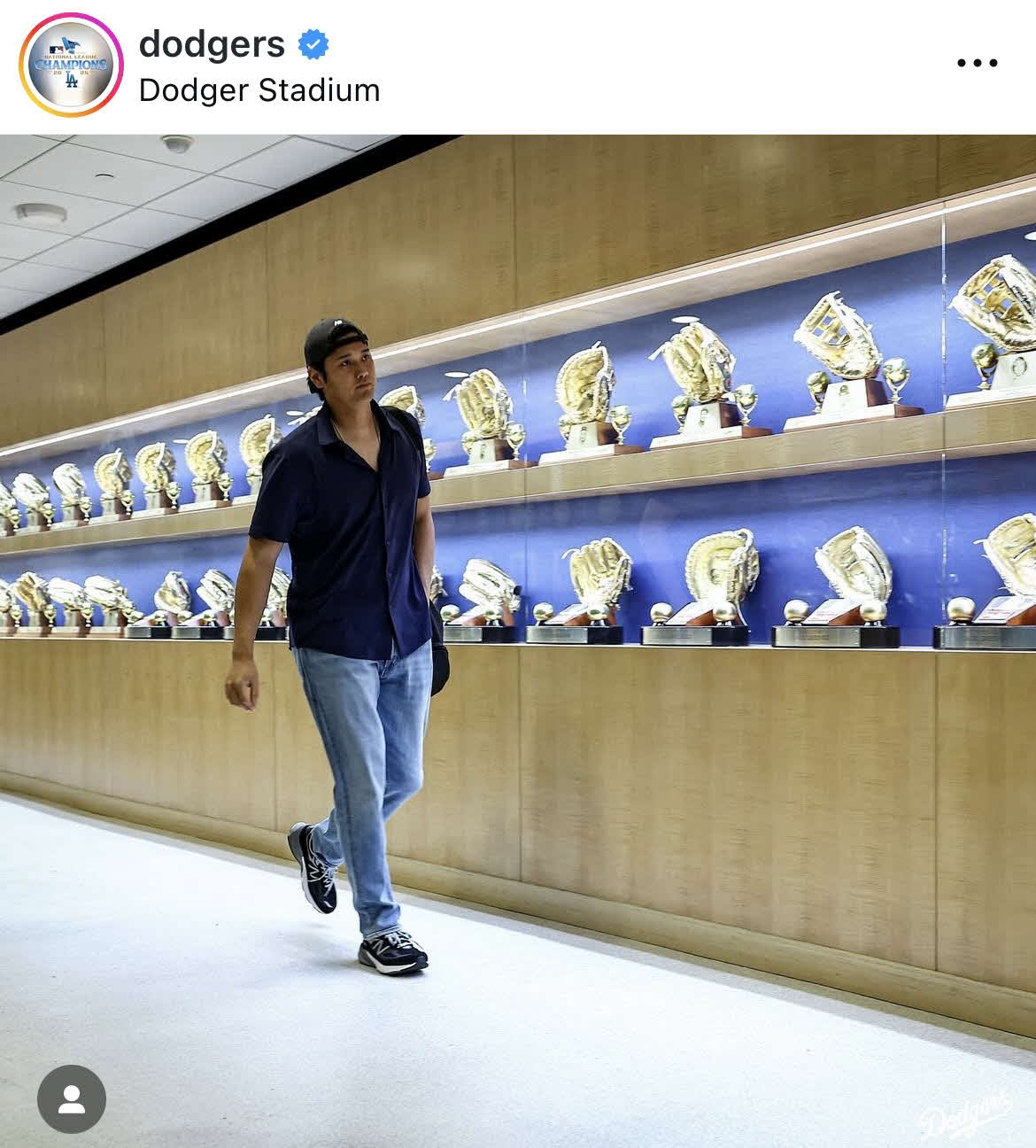 ドジャース公式インスタグラムから