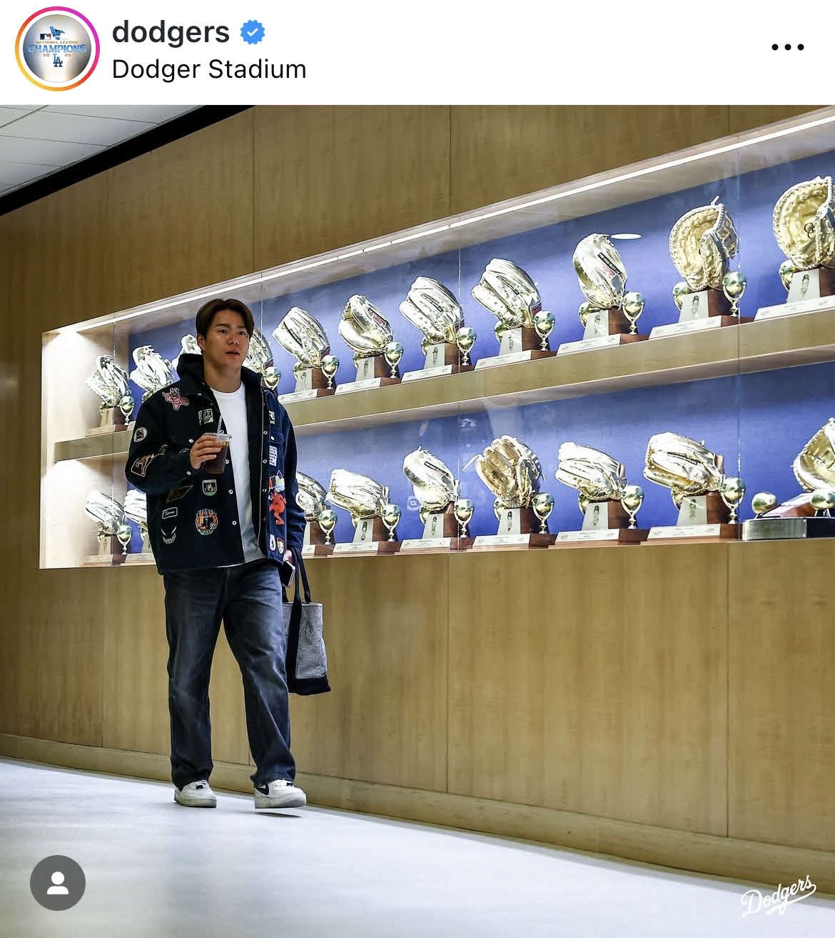 ドジャース公式インスタグラムから