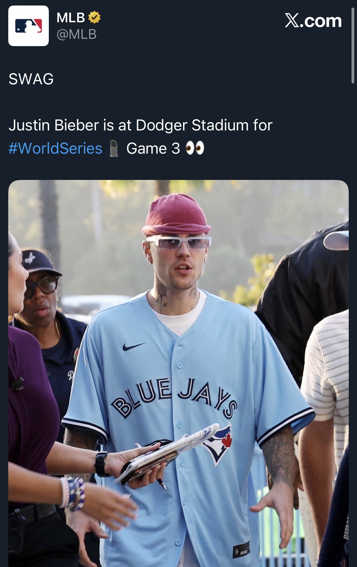 MLB公式Xから