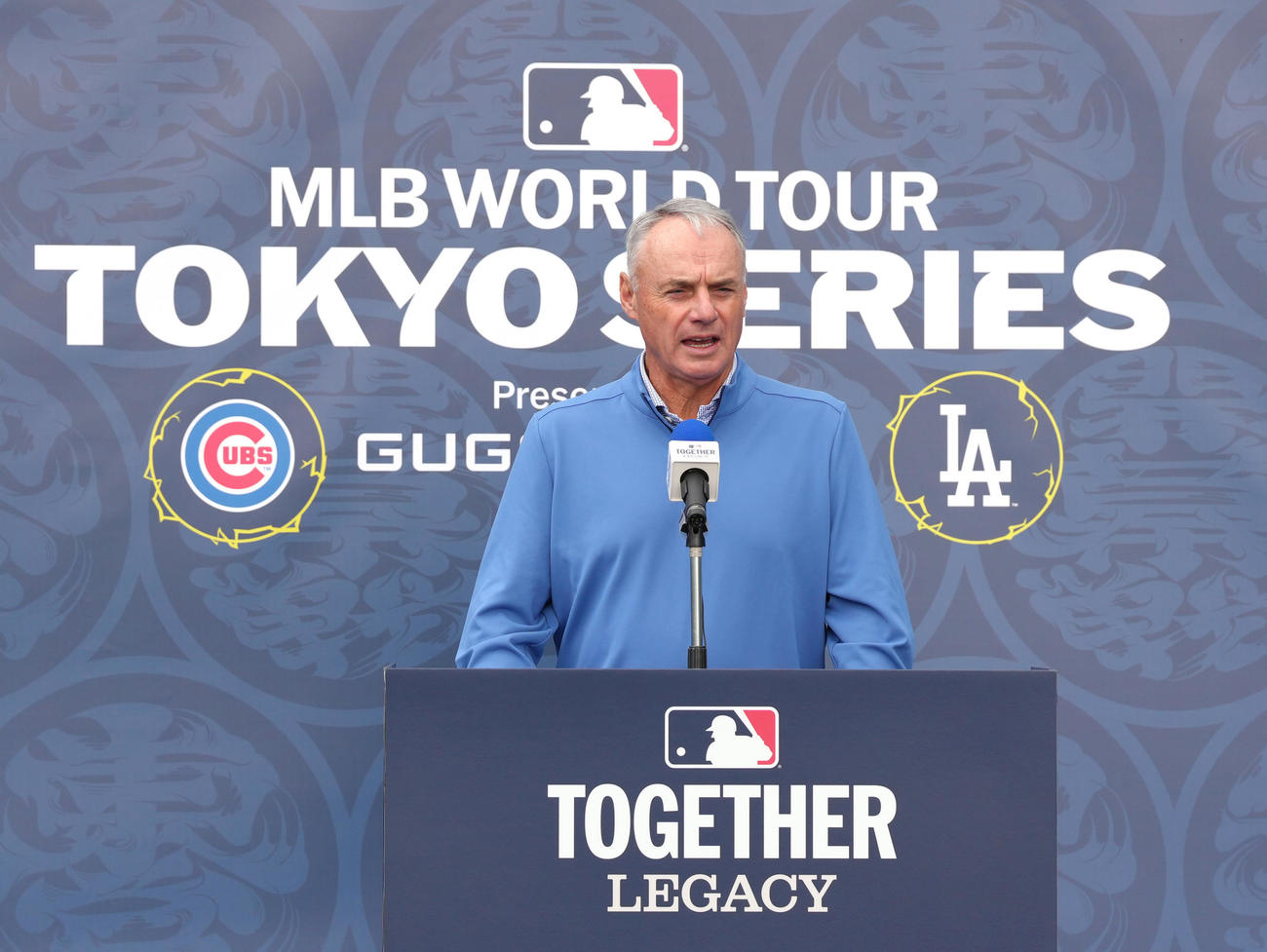 MLBのマンフレッド・コミッショナー（2025年3月17日）