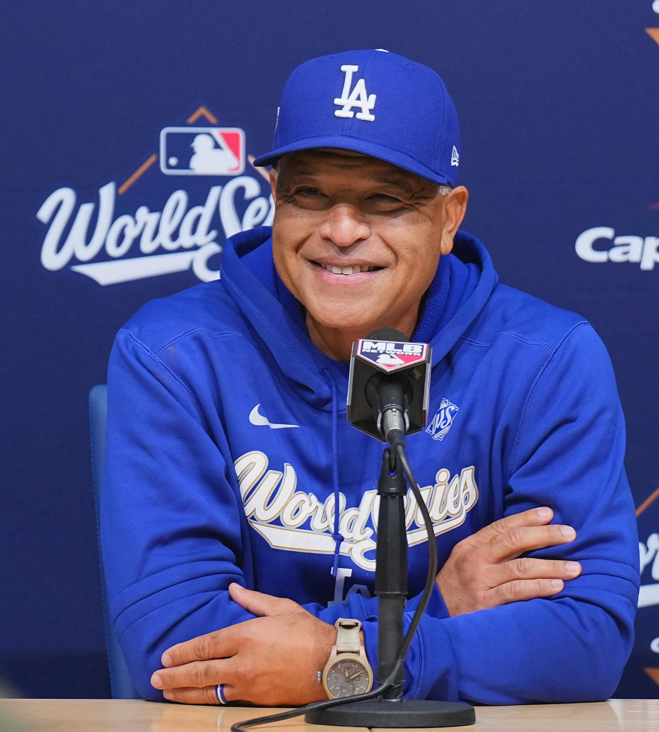 ドジャースのデーブ・ロバーツ監督（2025年10月26日撮影）