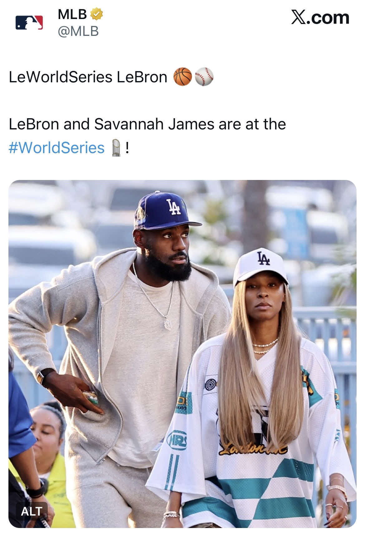 MLB公式Xから