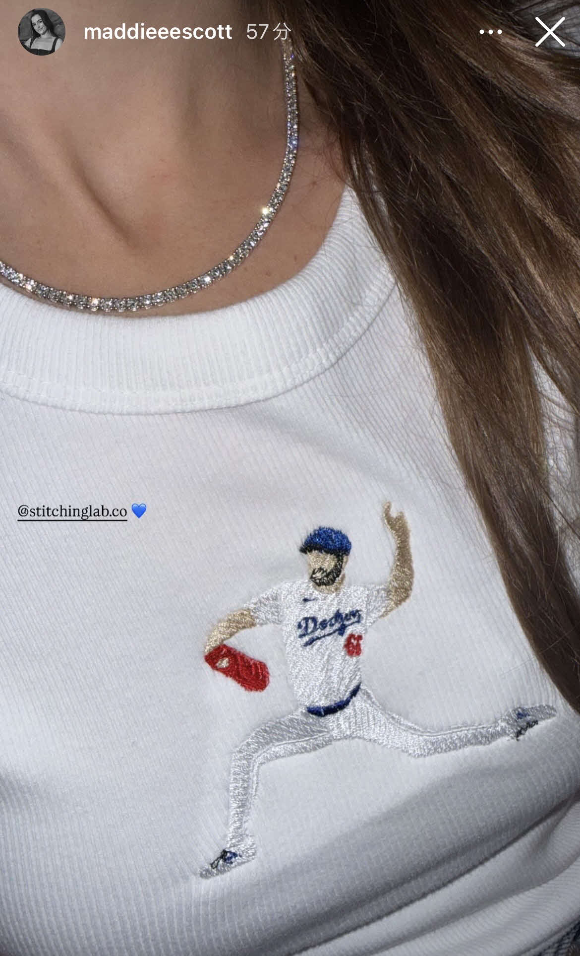 スコットの妻マディー夫人のインスタグラムから