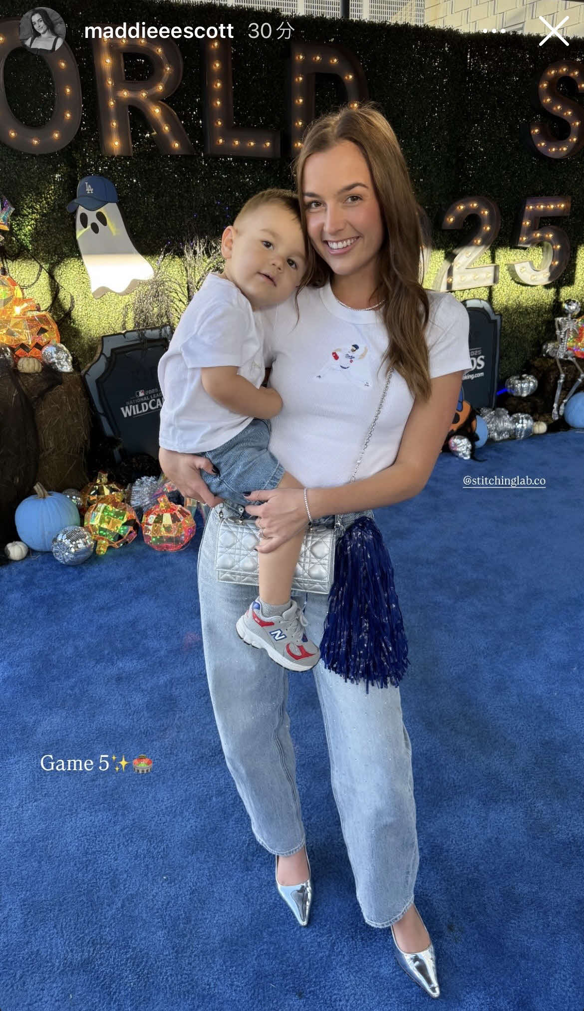 スコットの妻マディー夫人のインスタグラムから
