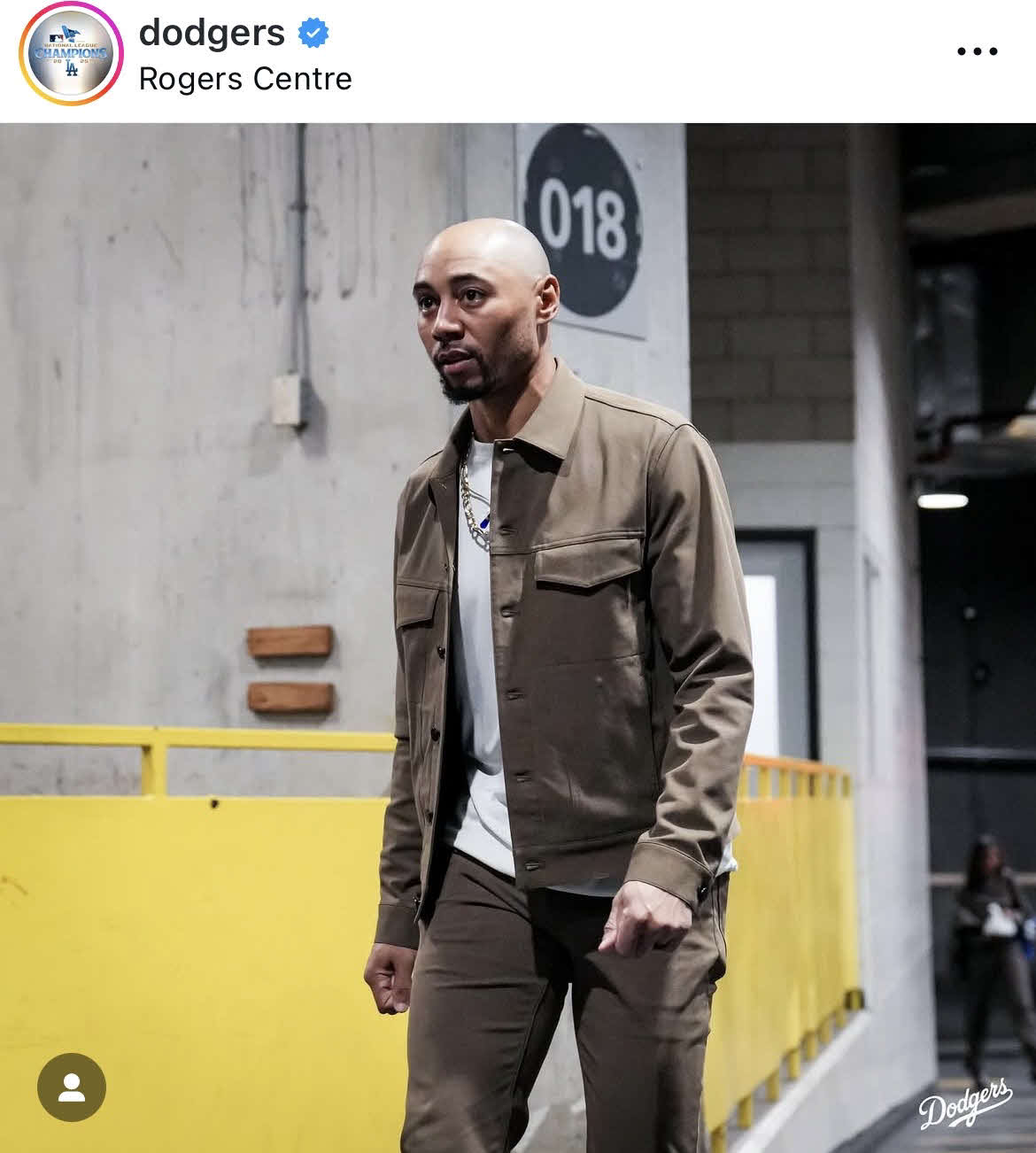 ドジャース公式インスタグラムから