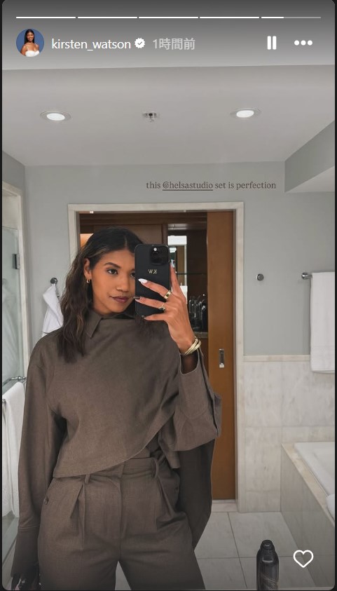 ワトソンさんのインスタグラムから