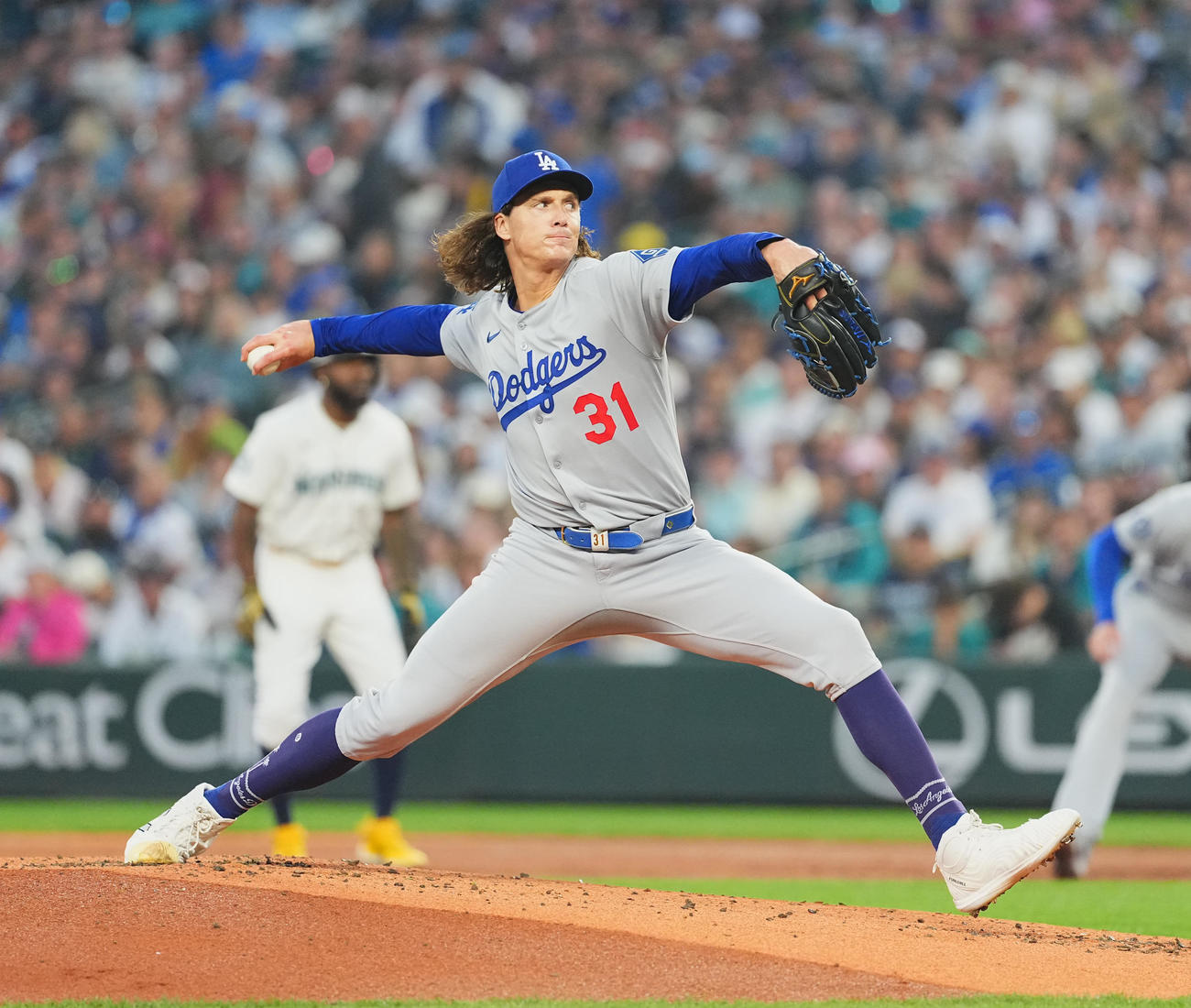 ドジャースのグラスノー（2025年9月撮影）