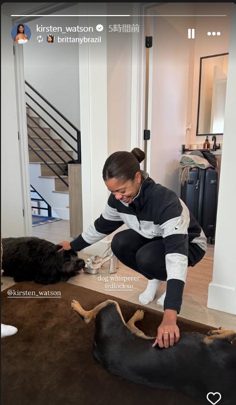 キルステン・ワトソンさんのインスタグラムから