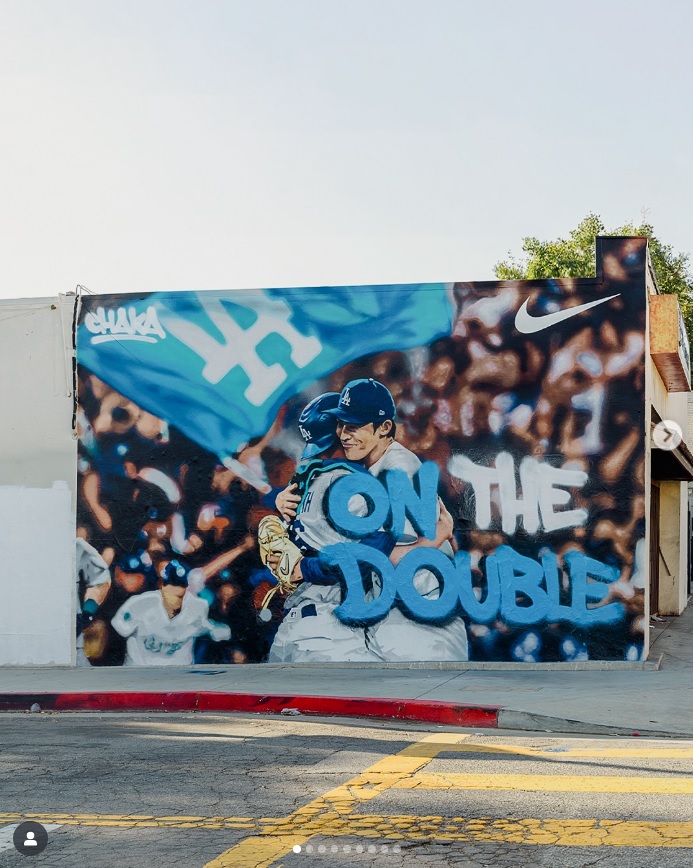 ナイキLAのインスタグラムから