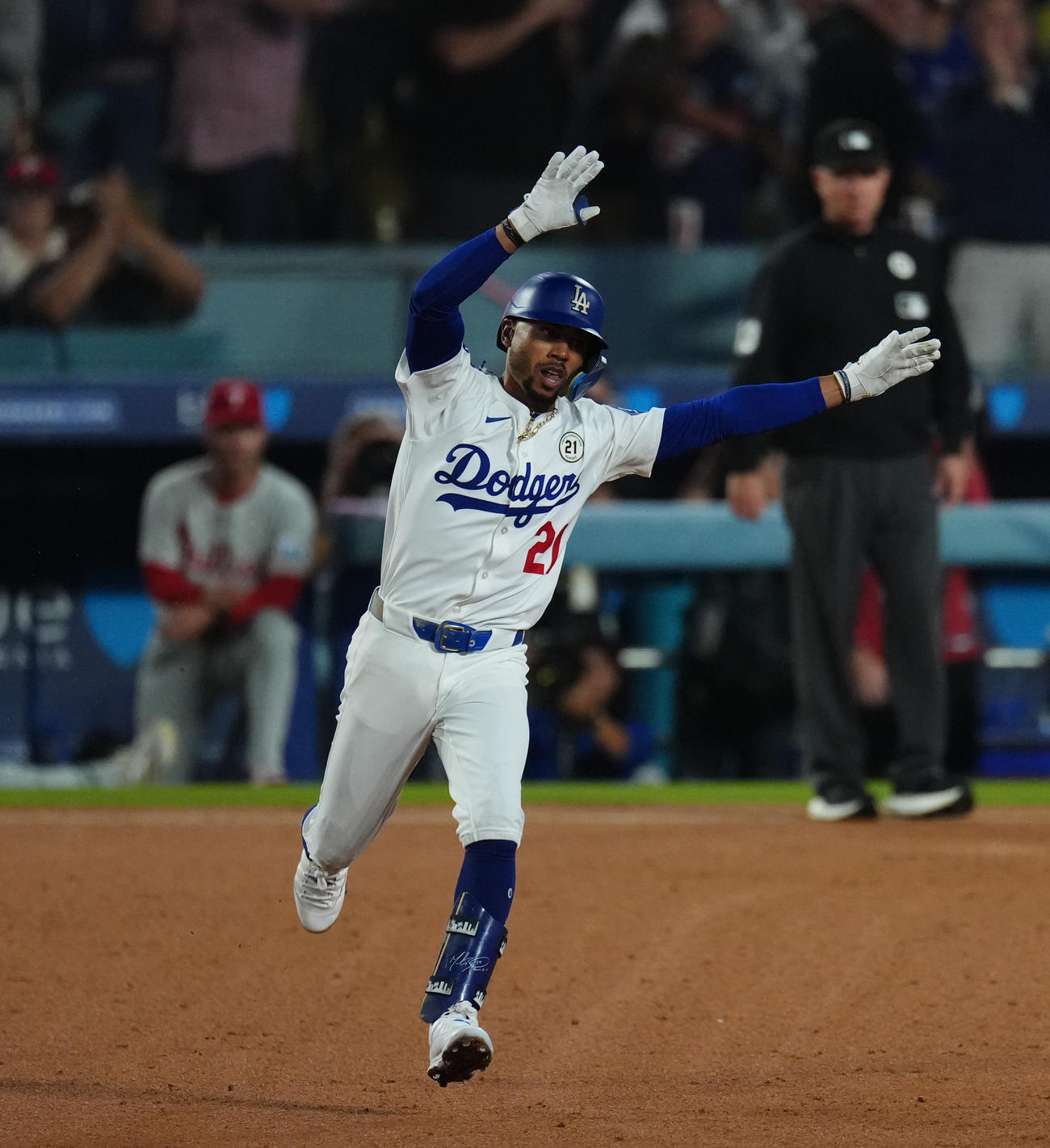 ドジャースのムーキー・ベッツ（2025年9月15日撮影）