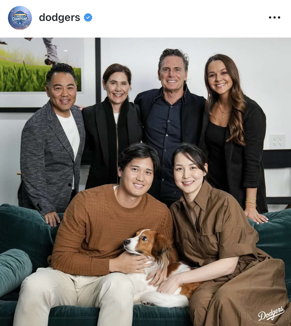 ドジャース公式インスタグラム