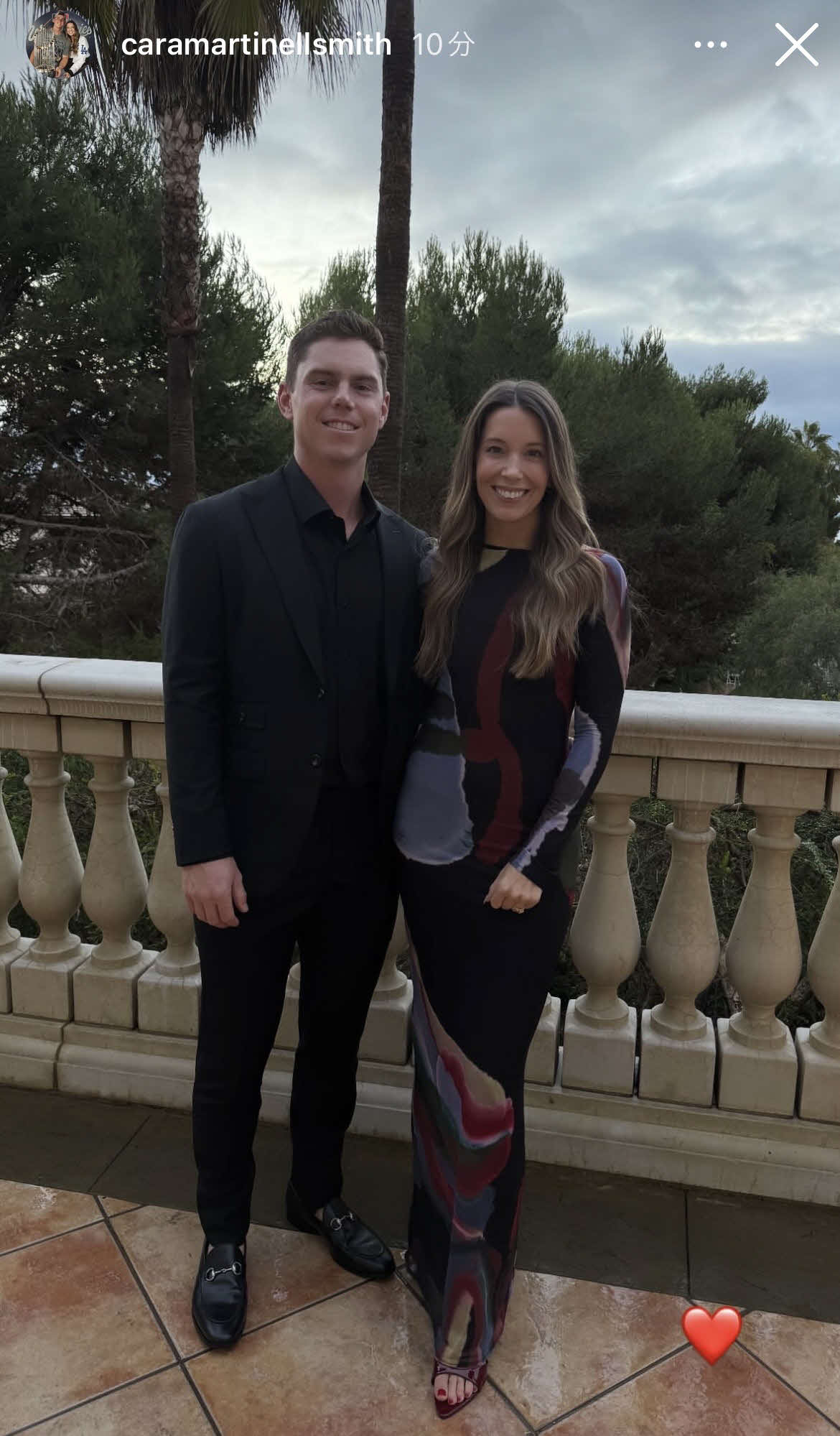 スミスの妻カーラ夫人のインスタグラムから