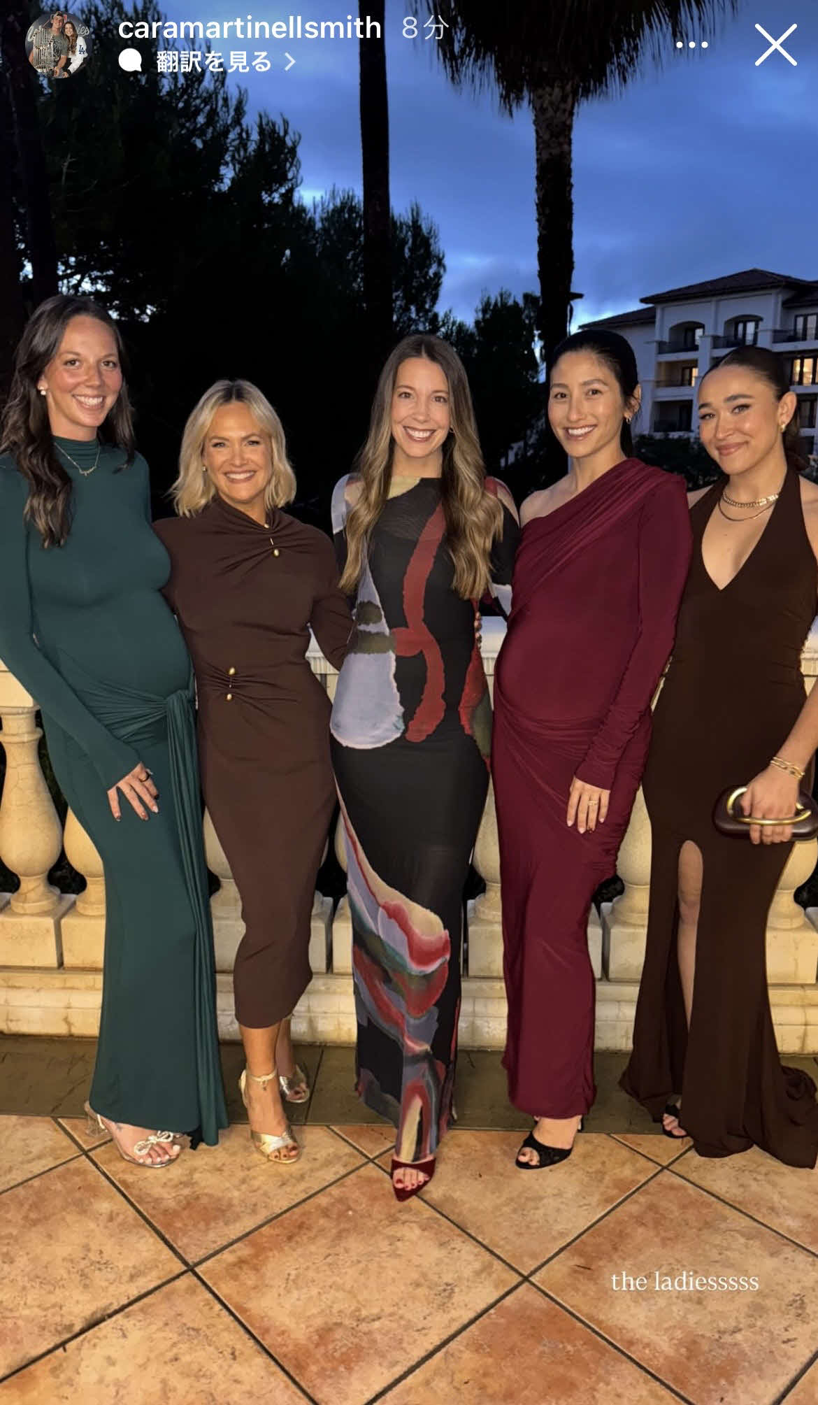 スミスの妻カーラ夫人のインスタグラムから