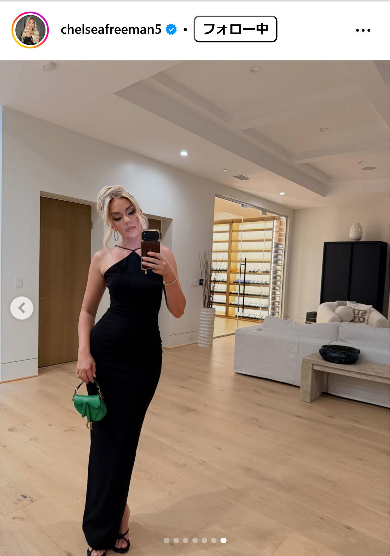 チェルシー夫人のインスタグラムから