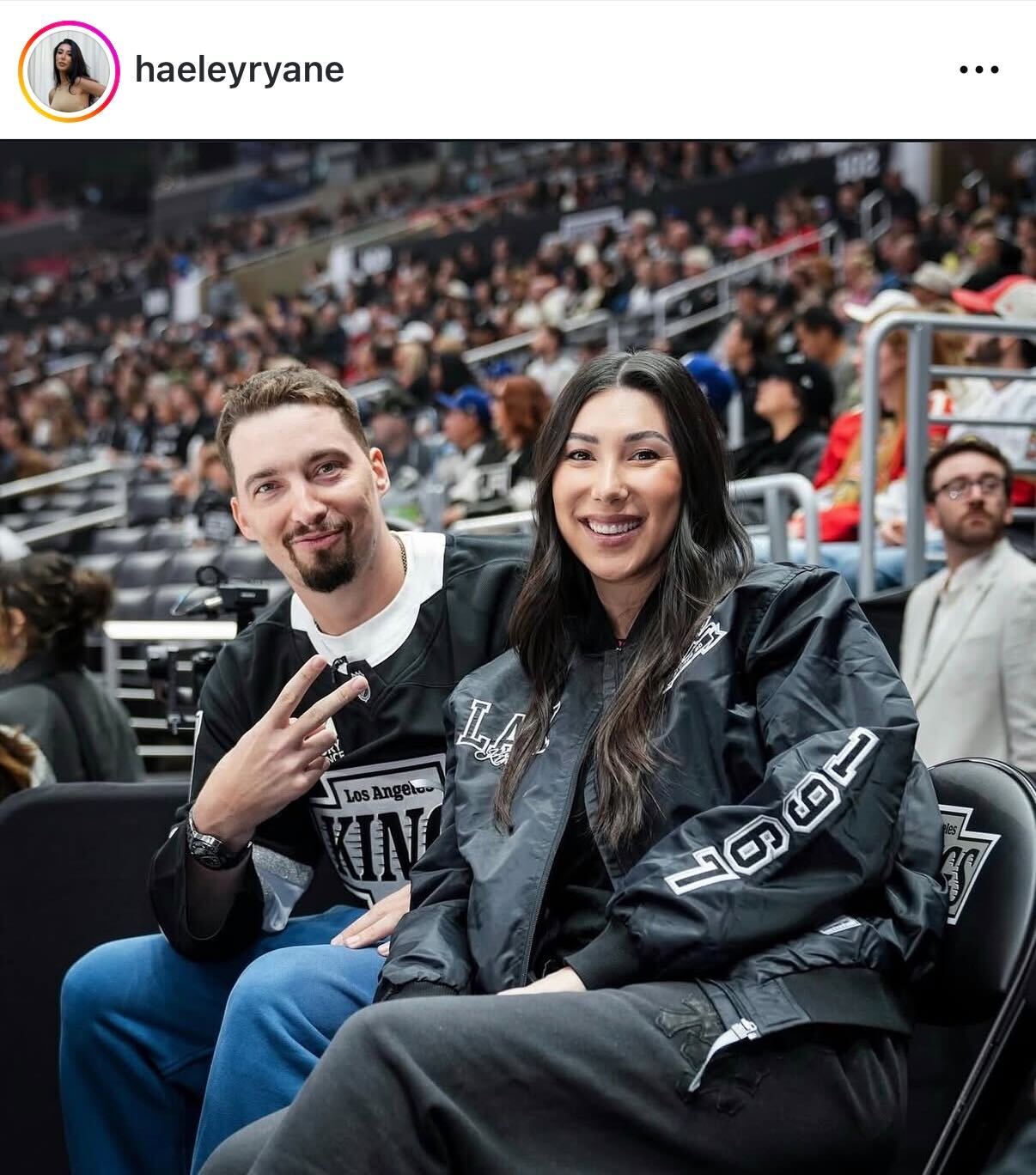 スネルの妻ヘイリー夫人のインスタグラムから